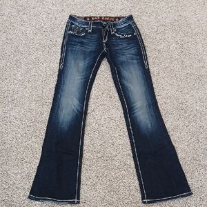 Rock Revival Women's Dark Blue Bootcut Jeans